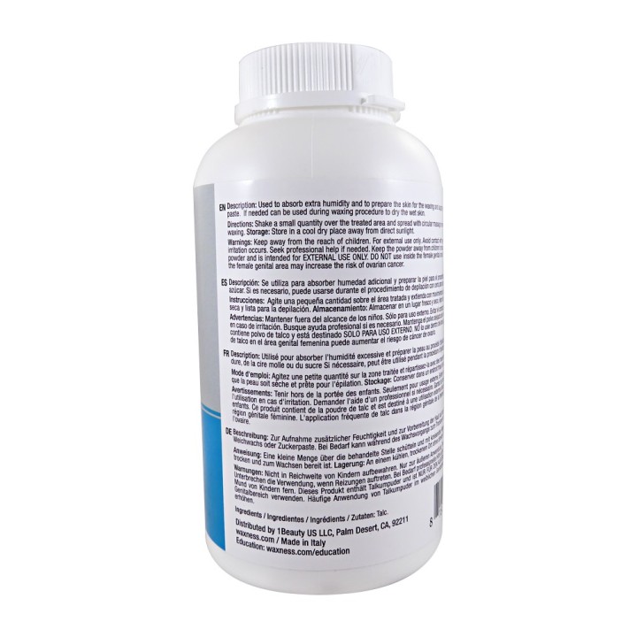 Waxness Pre Waxing Cosmetic Talc Menthol 5.29 oz / 150 g