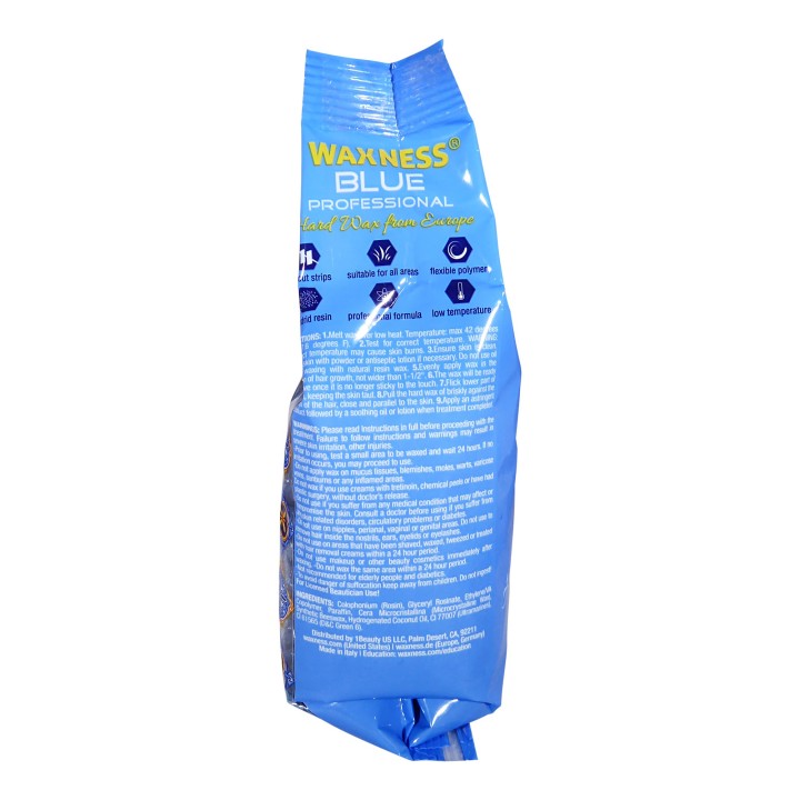 Waxness Hard Wax Beads Blue Pro Original 1.1 lb / 0.5 kg