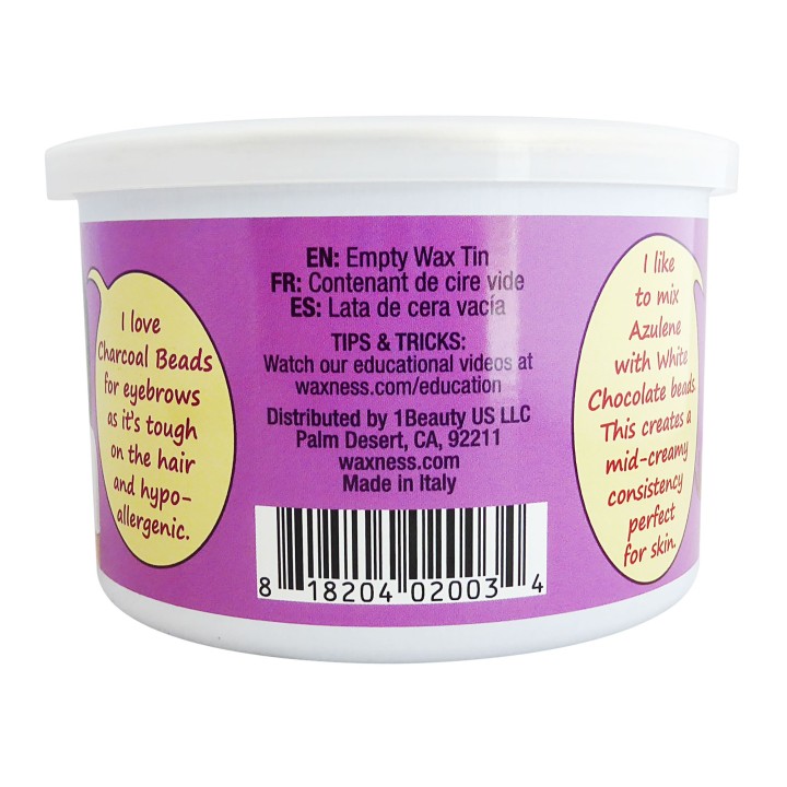 Waxness White Empty Wax Can 14 OZ  397 G 3 Pack