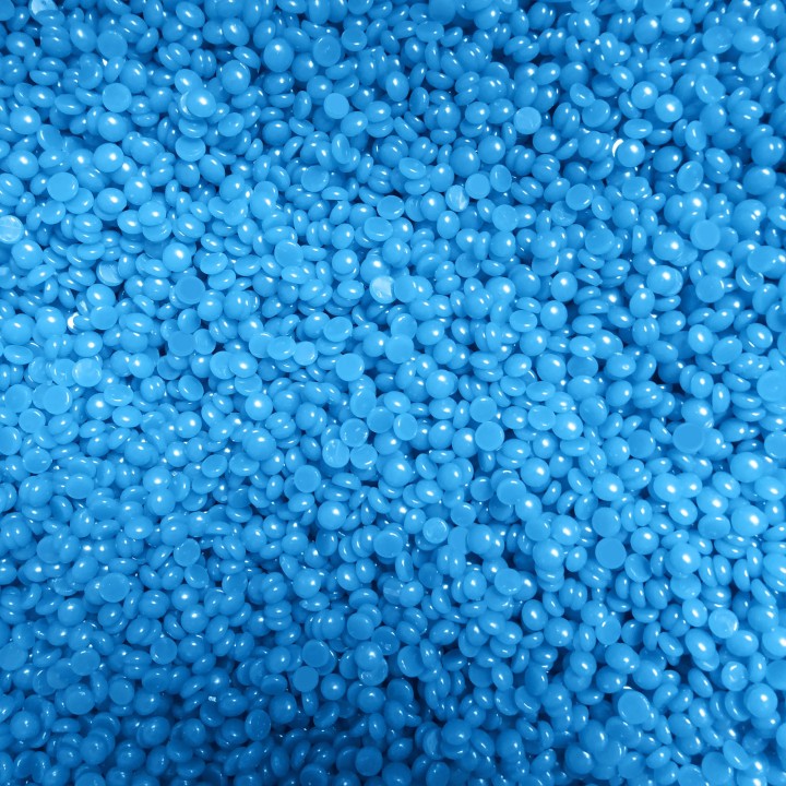 Waxness Spa Choice No Rosin Blue Gel Hard Wax Beads with Marine Salts Bulk 26.4 lb  / 12 kg