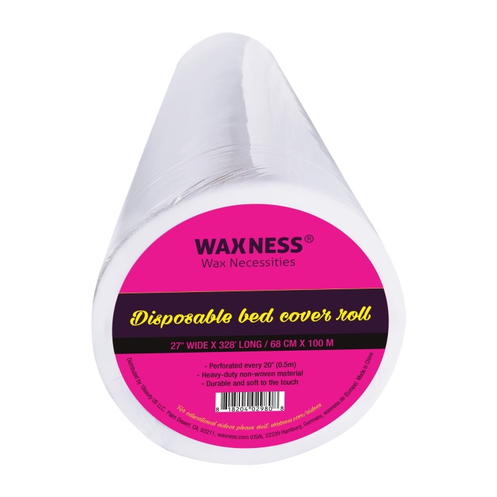 Waxness Disposable Perforated Bed Cover Roll 27"x328'