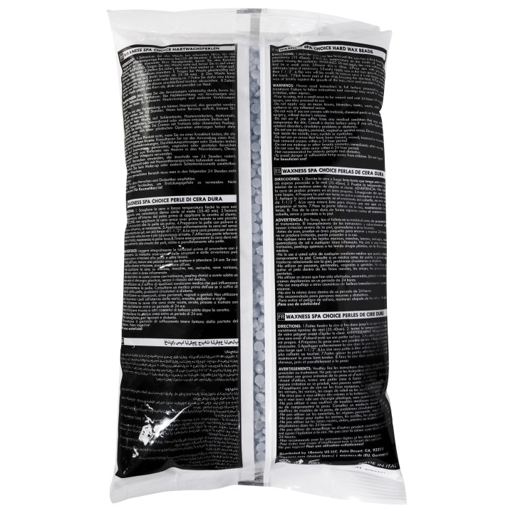 Spa Choice Mineral Silver Demi Creamy Hard Wax Beads 2.2 lb / 1 kg Bulk Pack of 12