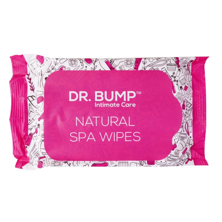 Dr. Bump Intimate Care Natural Spa Wipes with Tea Tree and Manuka Honey 20 pcs