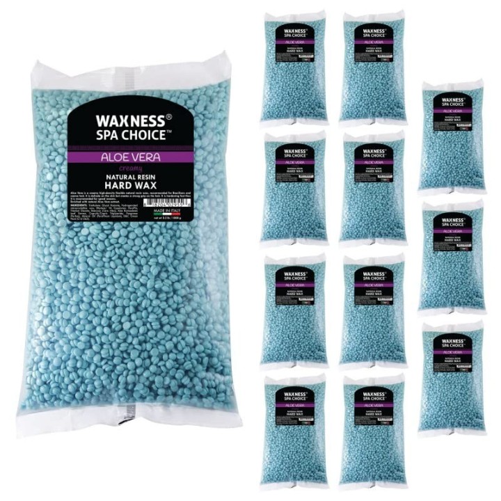Waxness Spa Choice Aloe Vera Hard Wax Beads 2.2 lb / 1 kg