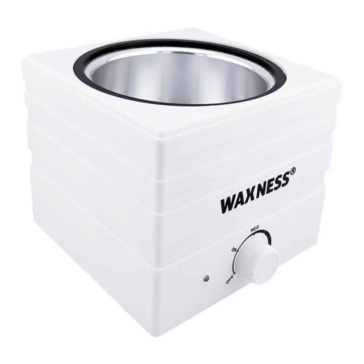 Mini W-Cube Warmer White for Face / Nails Salons with Silicone Insert (5 Oz Tins Only)