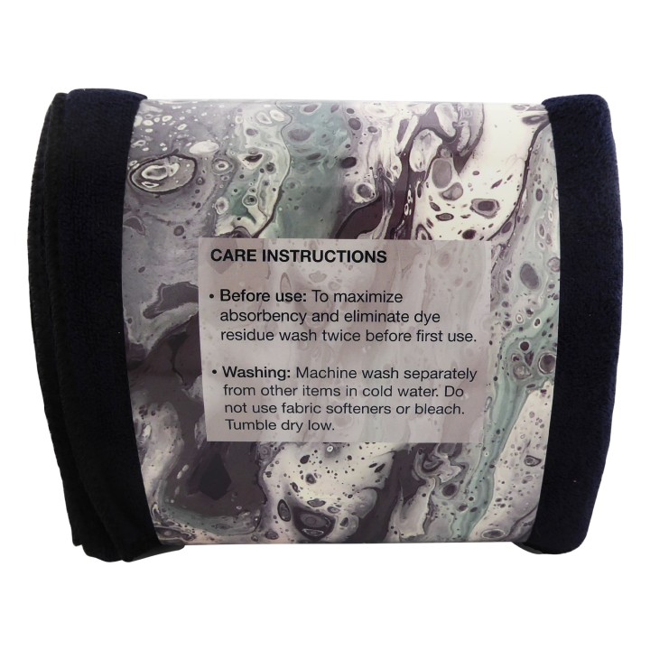 Premium Soft Thick Extra Absorbent Microfiber Cosmetic Towel 16” X 29” 400 GSM Black, Pack of 10