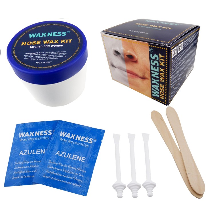 Microwavable Nose and Face Wax Kit 8.45 oz / 240 g