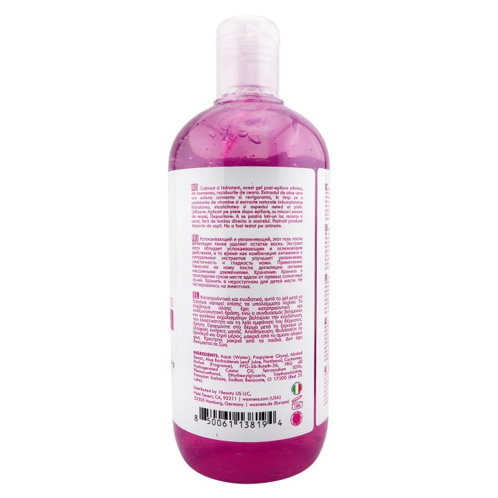 Spa Choice After Waxing Gel Fuchsia Sweet Berries 16.9 fl oz / 500 ml