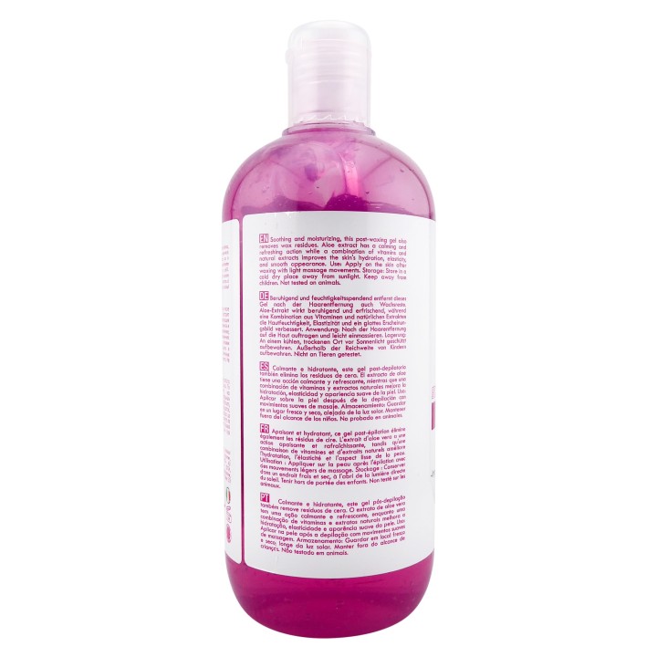 Spa Choice After Waxing Gel Fuchsia Sweet Berries 16.9 fl oz / 500 ml