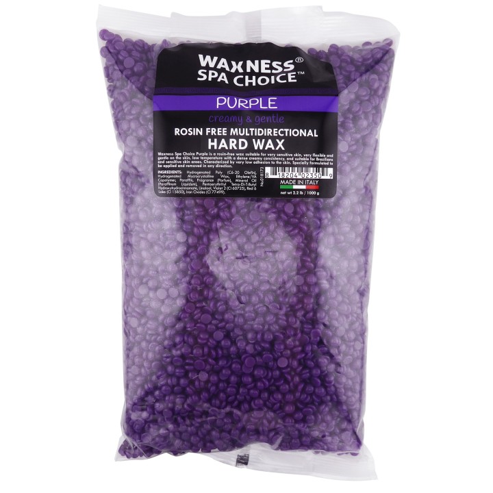 Spa Choice Rosin Free Multidirectional Hard Wax Purple  2.2 lb / 1 kg