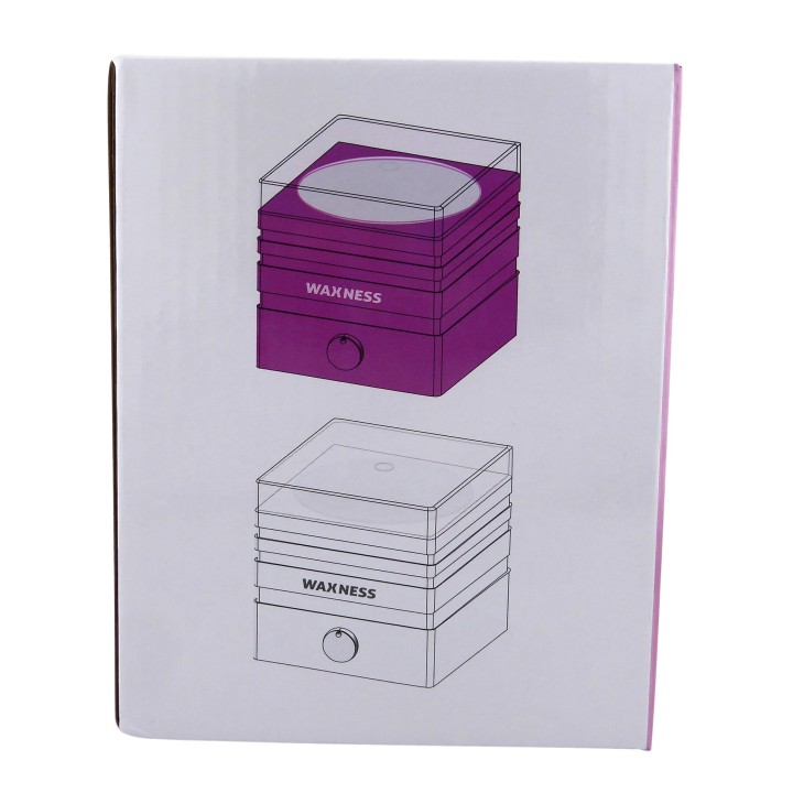 Mini W-Cube Warmer White for Face / Nails Salons with Silicone Insert (5 Oz Tins Only)