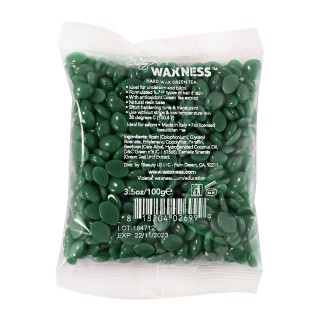 Waxness Green Tea Film Hard Wax Sample 3.5 oz / 100 g