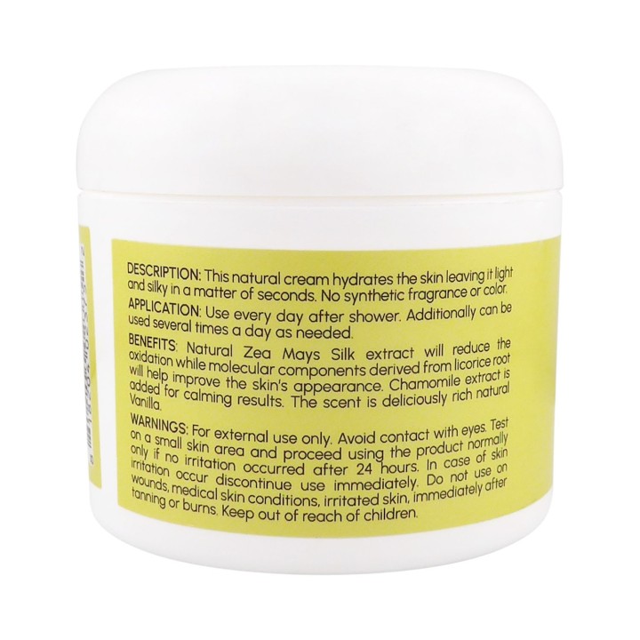 Epifit Instant Silkening Body Cream with Natural Vanilla 4 oz 118 ml