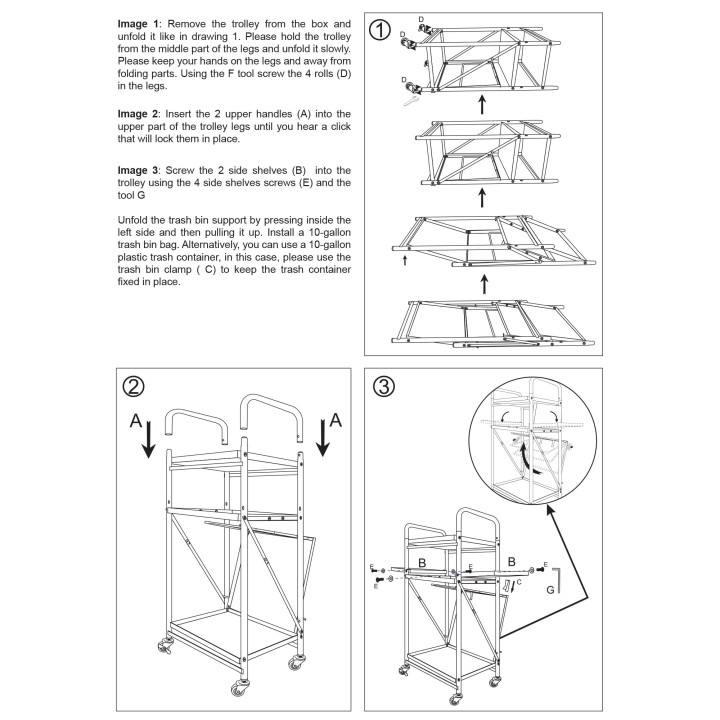 Foldable Waxing Trolley