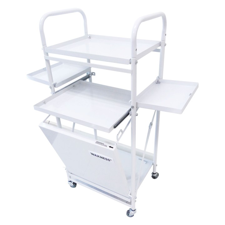 Foldable Waxing Trolley Fully Equiped with Warmer and Supplies