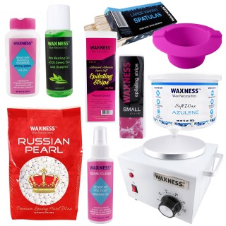 Student Complete Waxing Kit with White Warmer Elite Series