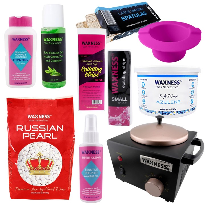 Student Complete Waxing Kit with Black Warmer Elite Series