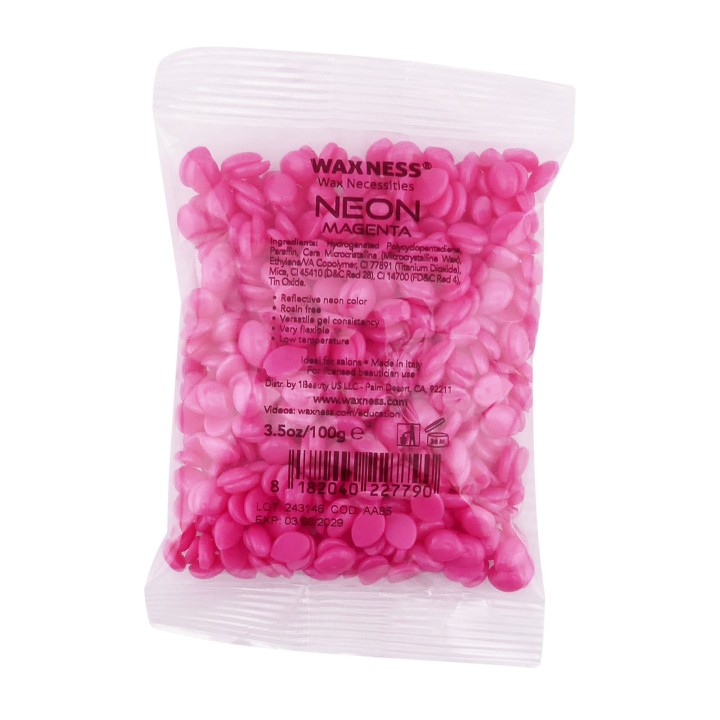 Neon Series Magenta Rosin Free Gel Hard Wax Sample 3.5 oz / 100 g