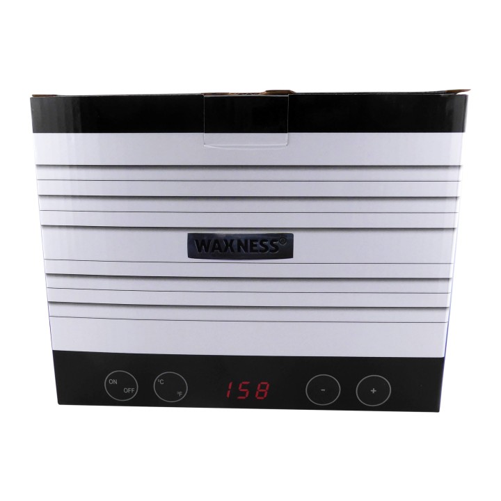 Waxness Wax Warmer W-CUBE White + 5 Colors Digital Lighted 1 lb