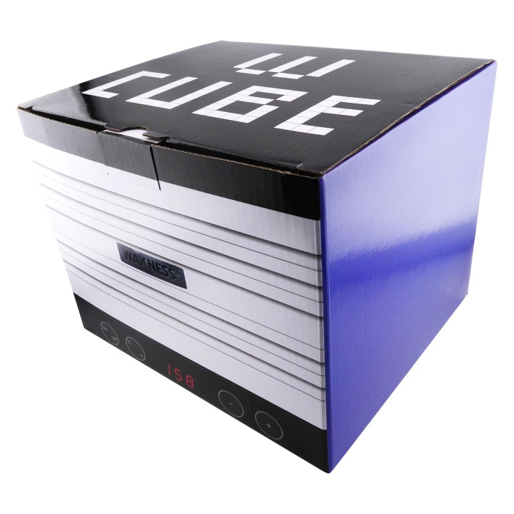 Waxness Wax Warmer W-CUBE White + 5 Colors Digital Lighted 1 lb