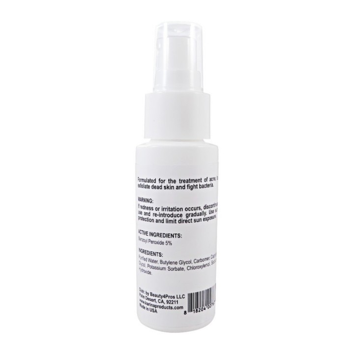 Karina Benzoyl Peroxide 5% 2 oz