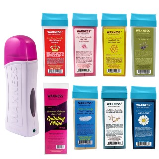 Wax Necessities Waxness Soft Wax Roll-On Cartridge Kit