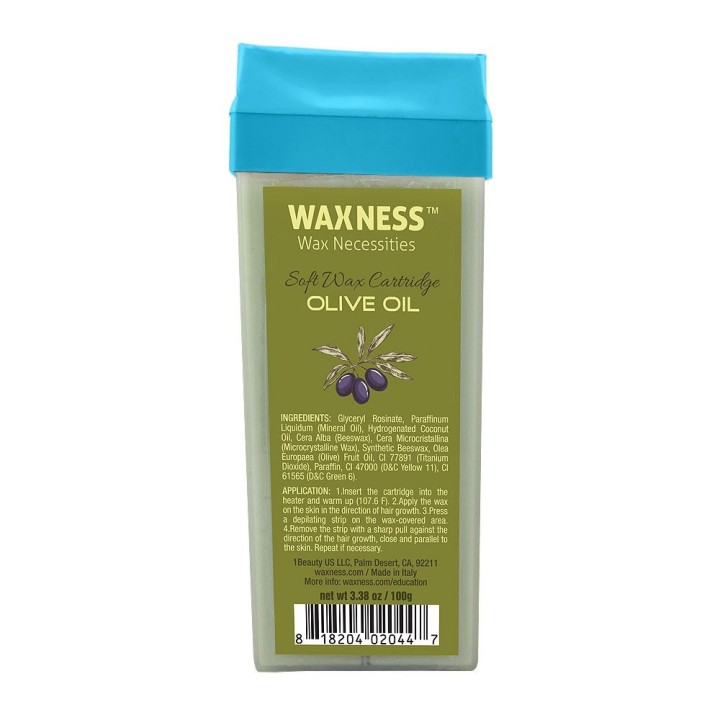 Waxness Olive Oil Soft Wax Cartridge 3.38 oz / 100 g