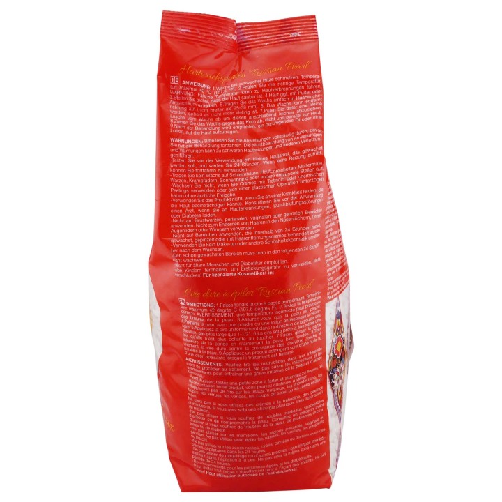 Polymer Blend Premium Luxury Hard Wax Beads Russian Pearl 4.4 Lb / 2 Kg