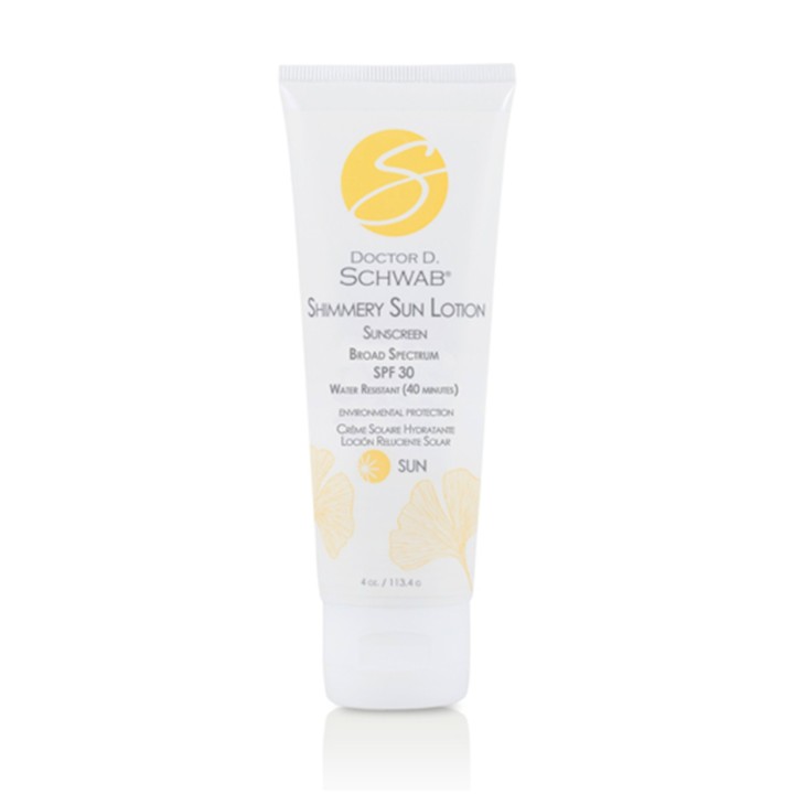 Doctor D. Schwab Shimmery Sun Lotion Sunscreen Broad Sprectrum SPF 30 4 fl oz