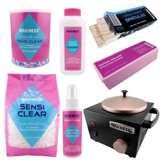 Sensi-Clear Hypoallergenic Complete Waxing System Kit
