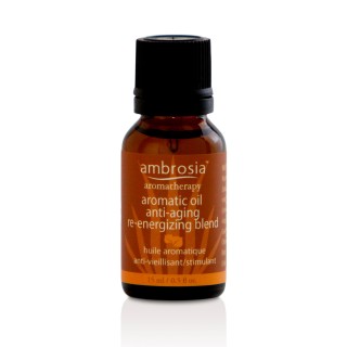 Ambrosia Aromatherapy Aromatic Oil Anti-Aging Re-Energizing Blend 0.5 fl oz
