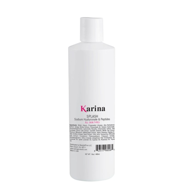 Karina Splash with Sodium Hyaluronate and Peptides 16 oz