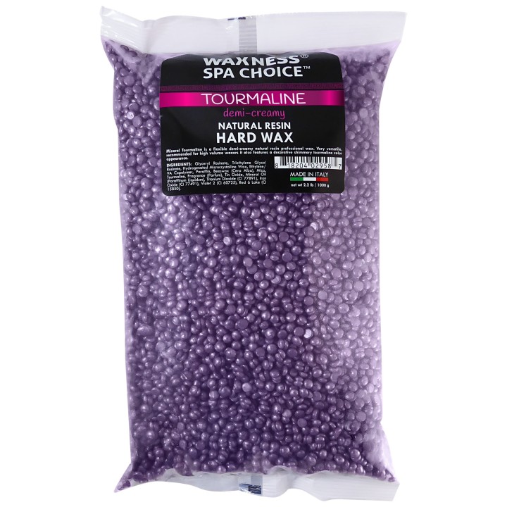 Waxness Spa Choice Assorted Hard Wax Beads 2.2 lb / 1 kg Pack of 3 - Tourmaline, Aloe Vera, Passion Fruit