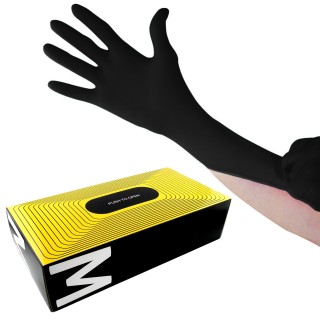 Waxness Cosmetology Nitrile Gloves Blue, Medium, 100 pcs / box