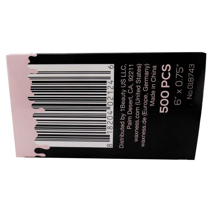 Waxness Body Wax Applicators Applicator Stick Sticks Spatula Spatulas 500 pk