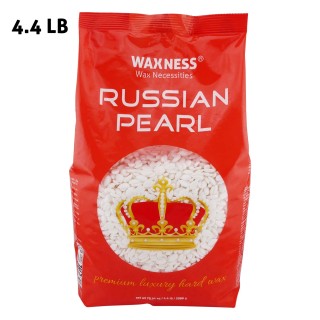 Polymer Blend Premium Luxury Hard Wax Beads Russian Pearl 4.4 Lb / 2 Kg