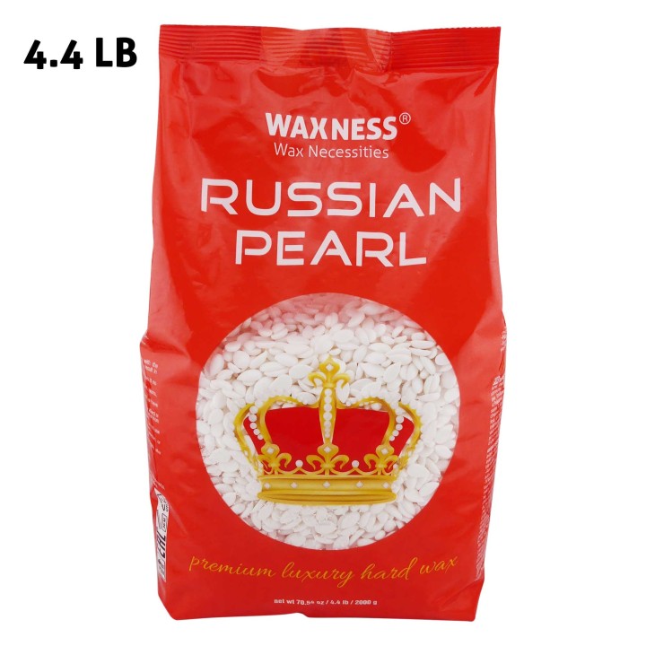 Polymer Blend Premium Luxury Hard Wax Beads Russian Pearl 4.4 Lb / 2 Kg