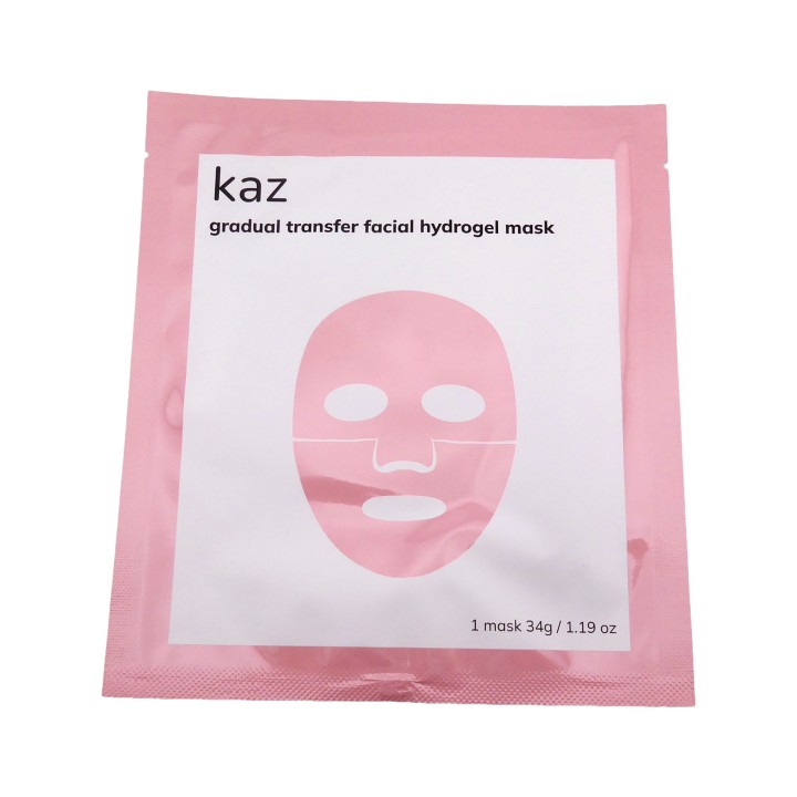 KAZ Gradual Transfer Facial Hydrogel Mask 1.05 oz / 30 g 4 Pack