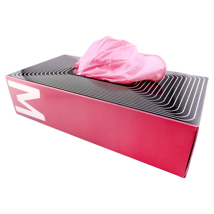 Waxness Cosmetology Nitrile Gloves Pink, Medium, 100 pcs / box