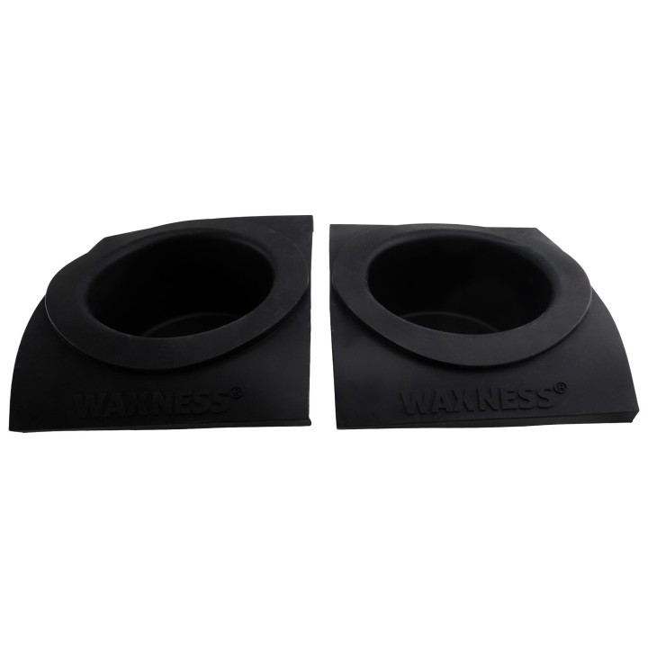 Non Stick Square Easy Clean Silicone Liners Black – 1 lb for Double Warmers WN-5002 Pack of 2