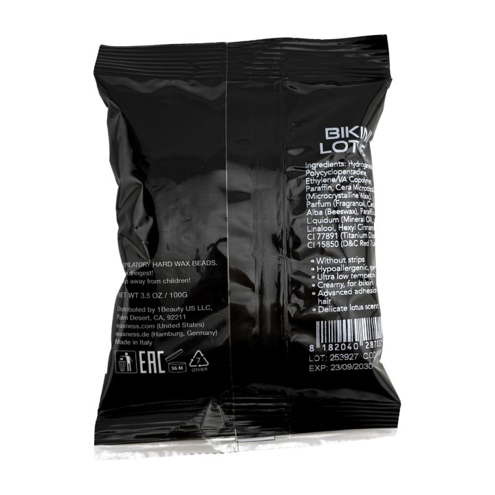 Waxness Premium Luxury Bikini Lotus Hard Wax Beads 0.22 Lb / 100 G