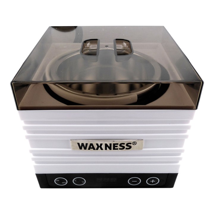 Waxness Wax Warmer W-CUBE White + 5 Colors Digital Lighted 1 lb