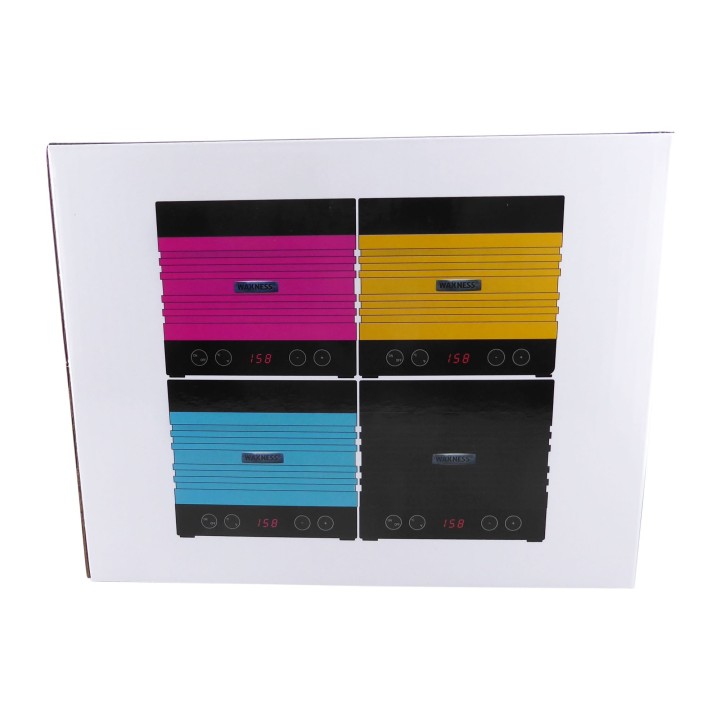 Waxness Wax Warmer W-CUBE White + 5 Colors Digital Lighted 1 lb