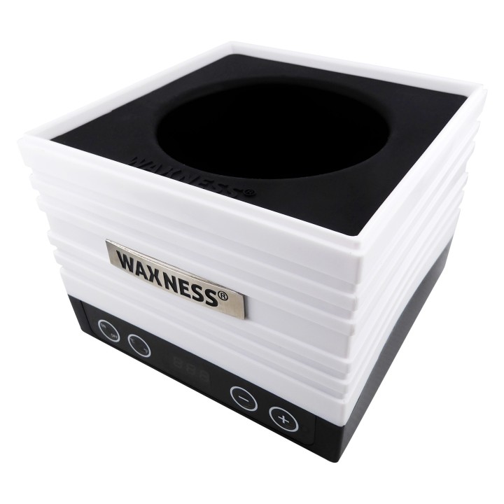 Waxness Wax Warmer W-CUBE White + 5 Colors Digital Lighted 1 lb