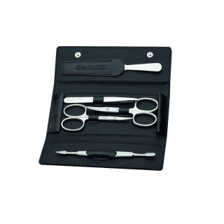 Erbe Manicure Snap Button Case "Black Mamba", Stainless, 5 instruments