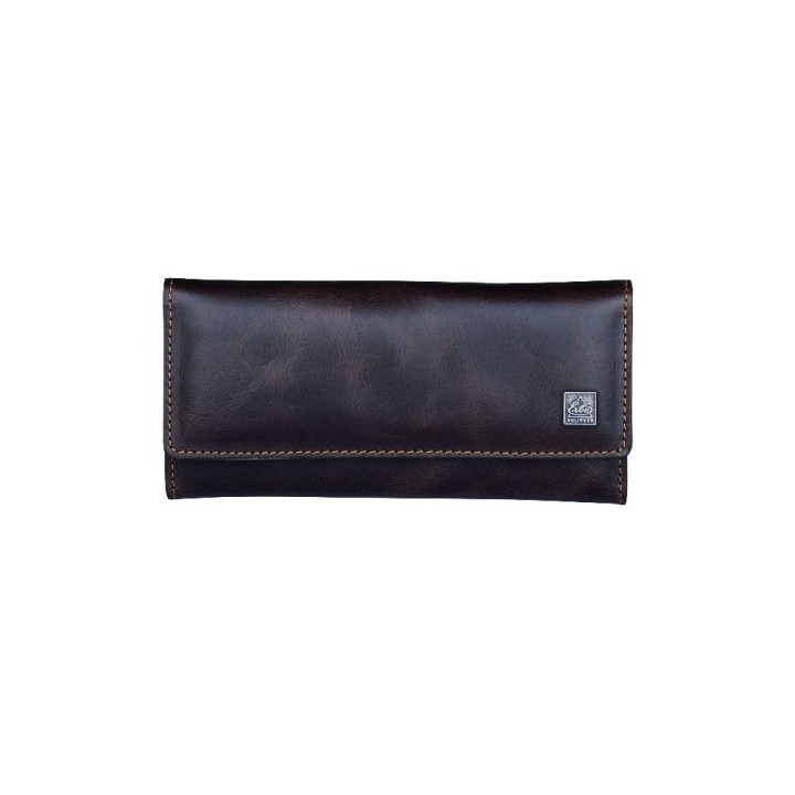 Erbe Manicure Snap Button Case Range "Antique", Brown, 5 instruments