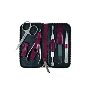 Erbe Manicure Zipper Case Range "Mon Cherie", Stainless, 5 instruments