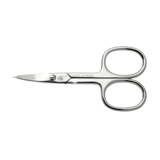 Erbe Solingen Nail Scissors Pointed And Curved Cutting Edge Micro-Teeth Vitaloy 9 cm | 3.5 in