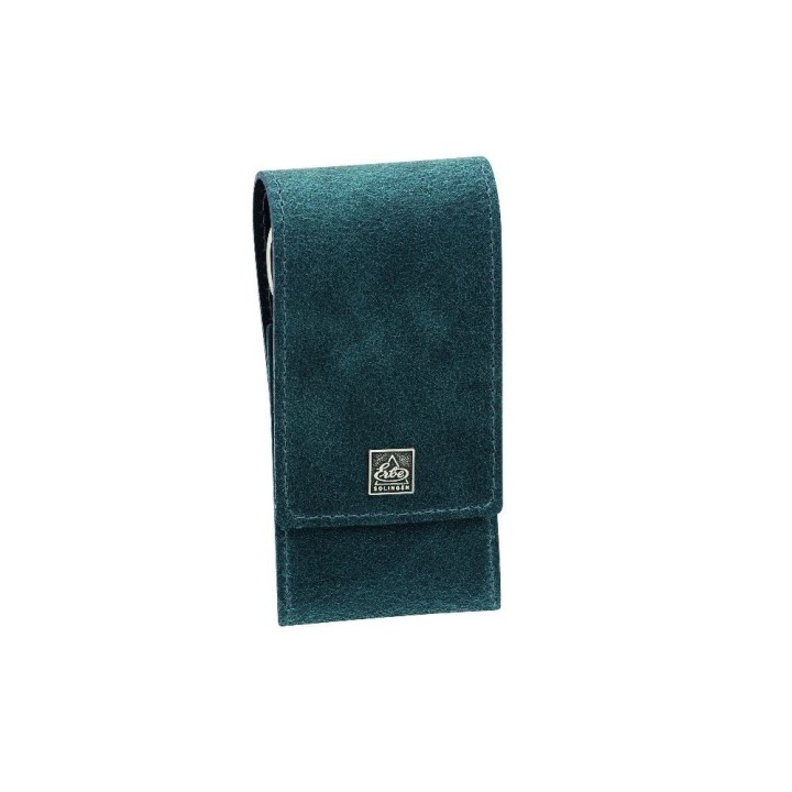 Erbe Manicure Pocket Case Range "Cognac & Ocean Blue", Ocean Blue, 3 instruments