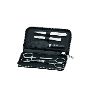 Erbe Manicure Zipper Case Range "Black Mamba", Stainless, 5 instruments